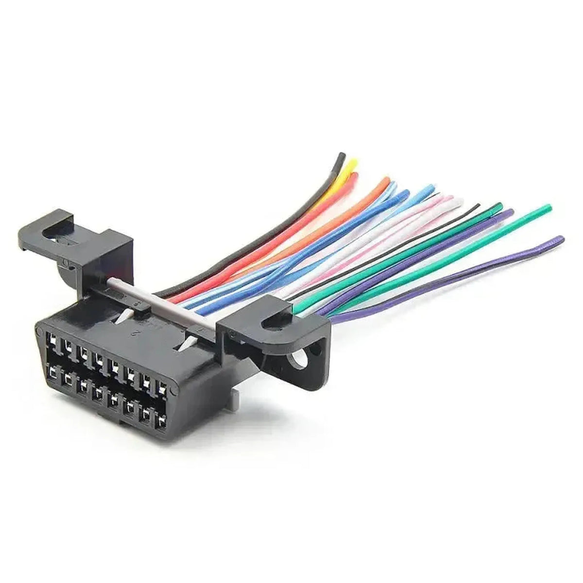 16-stifts OBD2 Port (hun) med 16 åbne endekabler (10 cm) | Tilbehør