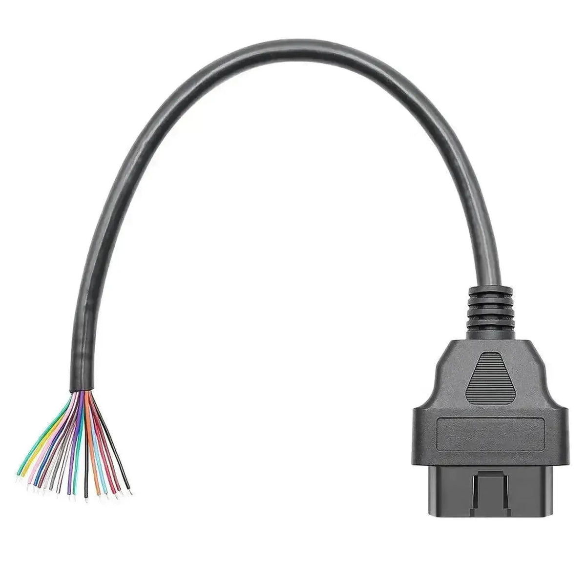 16-bents OBD2-stik (han) med 16 åbne endekabler (30 cm) | Tilbehør
