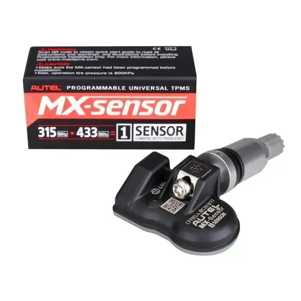 Autel MX-Sensor 315MHz+433MHz (Aluminium) | TPMS-sensor (skruetilslutning)