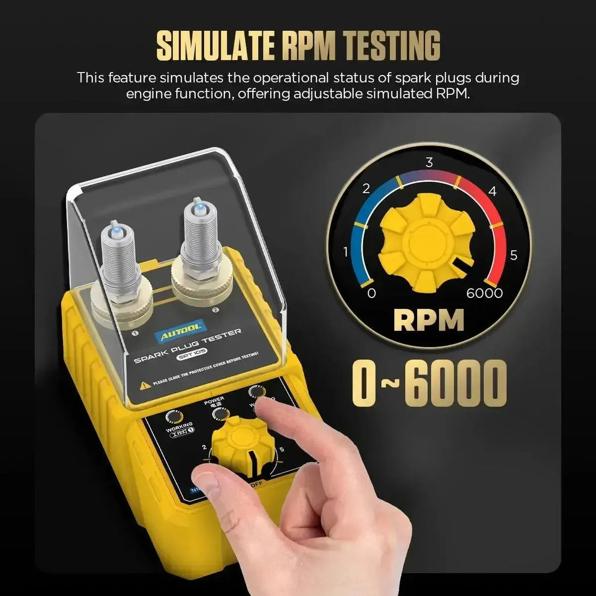 Autool SPT105 | Tændingsplugtester