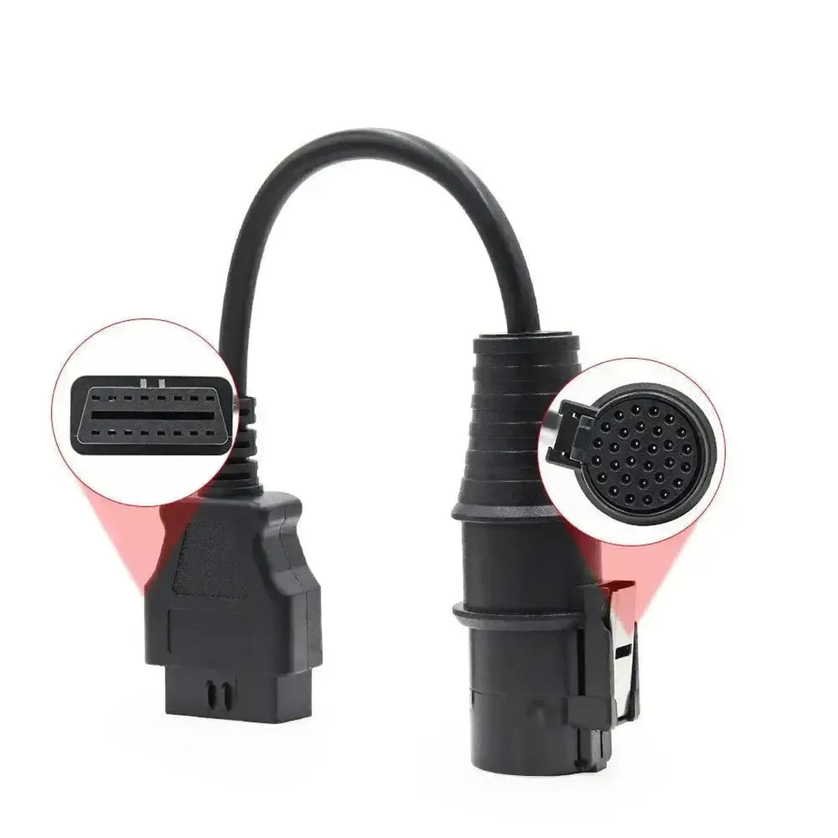 Iveco 30-polet OBD1 – 16-polet OBD2 adapterkabel | Lastbil