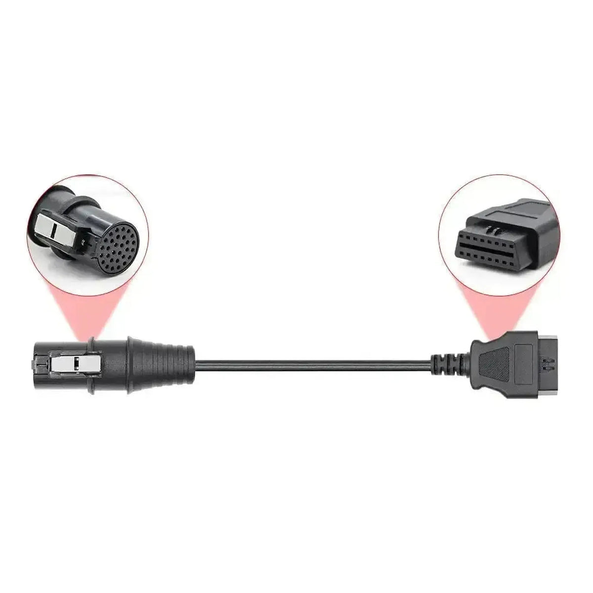 Iveco 30-polet OBD1 – 16-polet OBD2 adapterkabel | Lastbil