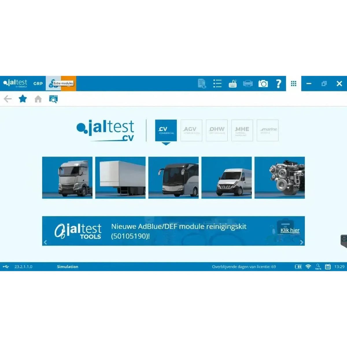 Jaltest LCV (Light Commercial Vehicle) læseapparat