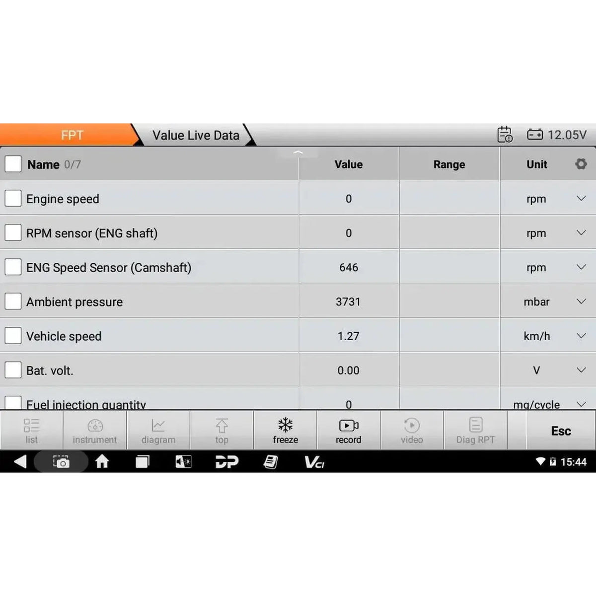 OBDSTAR IScan Pro FPT (Marine) | Aflæsningsapparat | Motorbåd