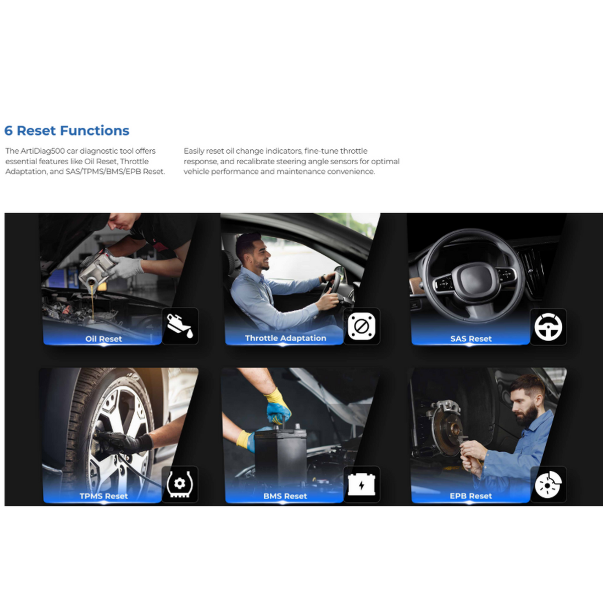 Topdon ArtiDiag500 | Diagnosticeringsapparat | Bil