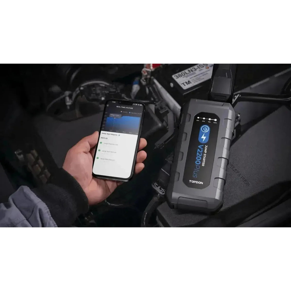 Topdon V2200Plus | Strømbooser