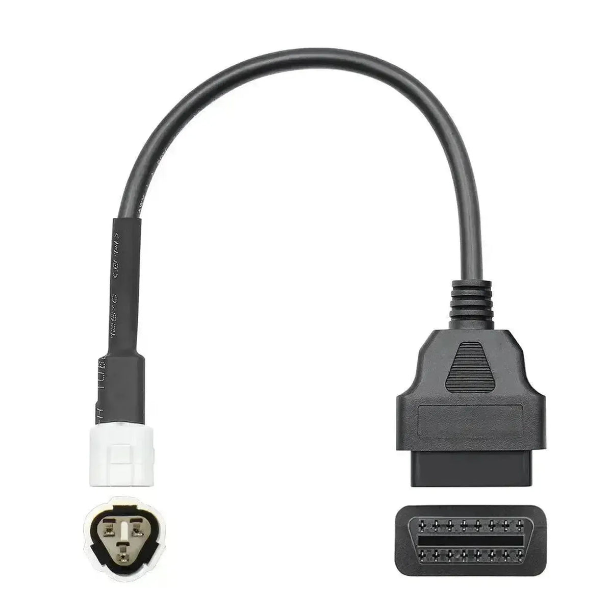 Yamaha 3-polet OBD – 16-polet OBD2 adapterkabel | Motorcykel