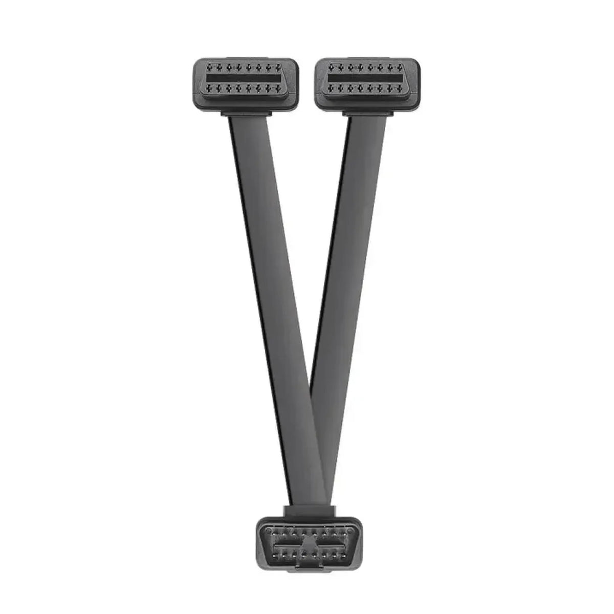 16-bens OBD2-fladkabel til forlængelse og opspaltning i 2 dele (30 cm) | Interface