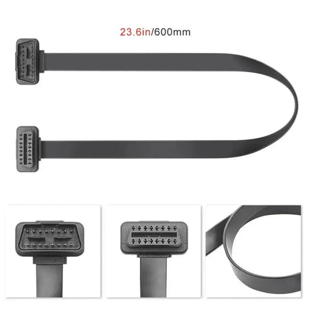 16-polet OBD2 flade forlængerkabel (60 cm) | Interface