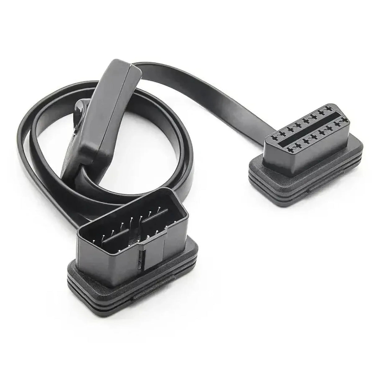 16-polet OBD2 flade forlængerkabel med switch (60 cm) | Grænseflade