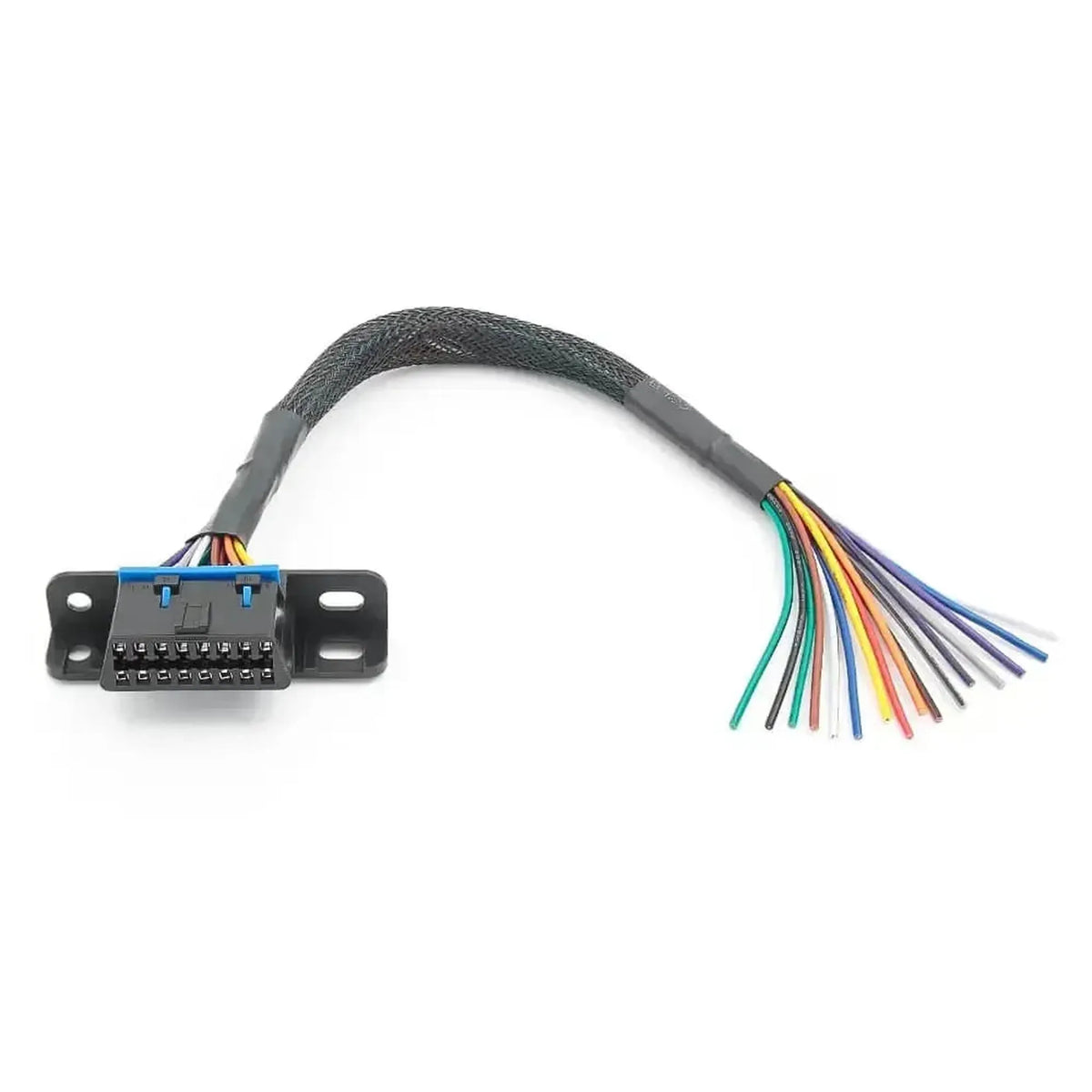 16-polet OBD2-port (hun) med 16 åbne endekabler (30 cm) | Tilbehør