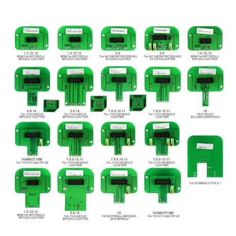 Adapterset (22-delt) til ECU Programmering | Tilbehør