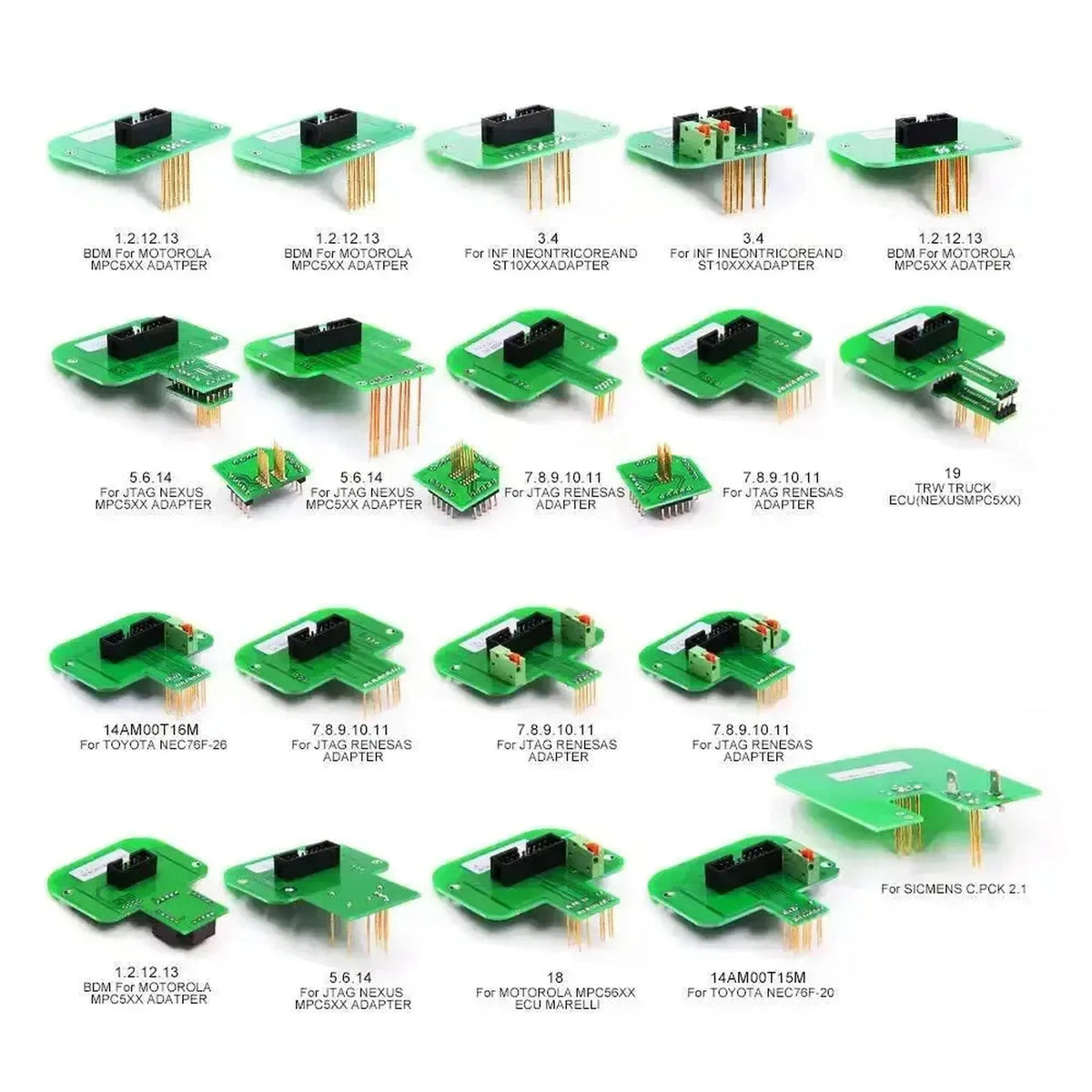 Adapterset (22-delt) til ECU Programmering | Tilbehør