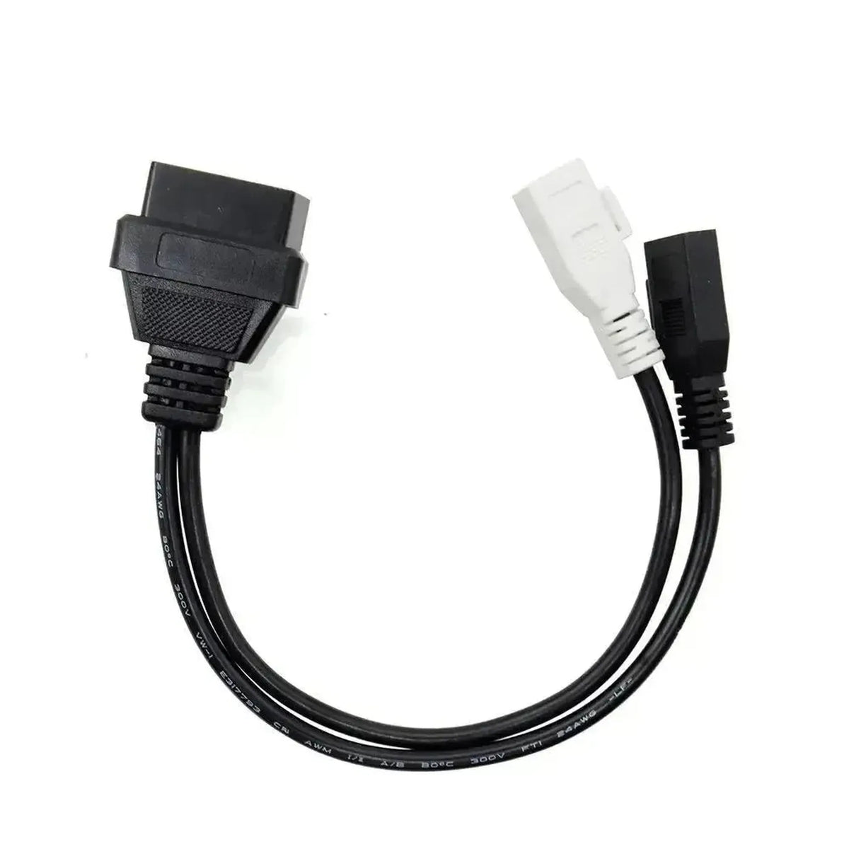 Audi/Seat/Skoda/Volkswagen 2+2-polet OBD1 – 16-polet OBD2-adapterkabel | Personbil