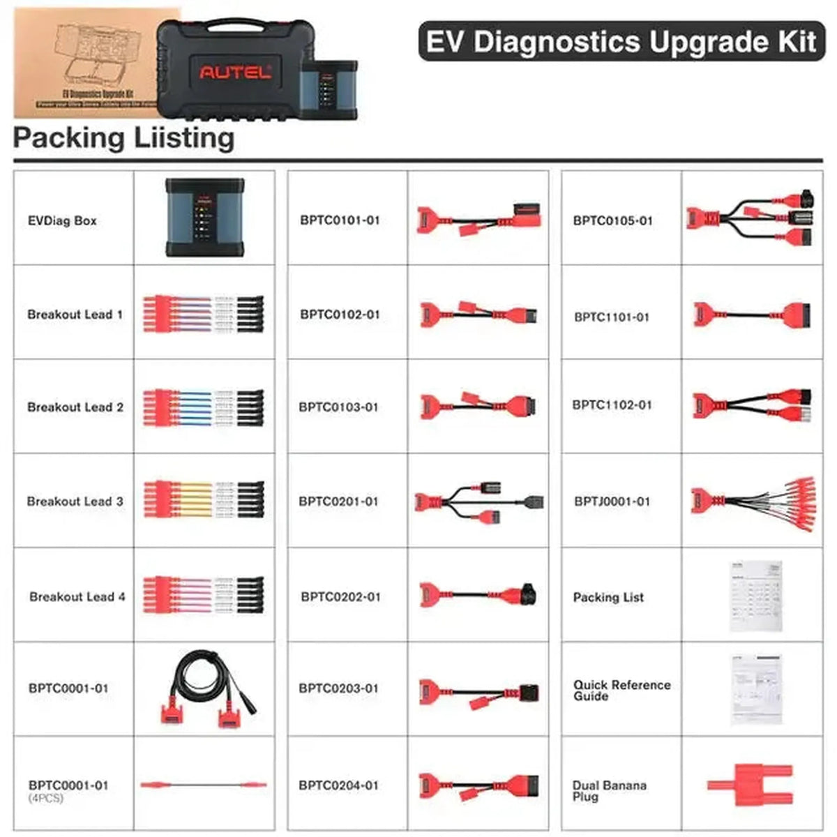 Autel EV Diagnostics Upgrade Kit | Tilbehør