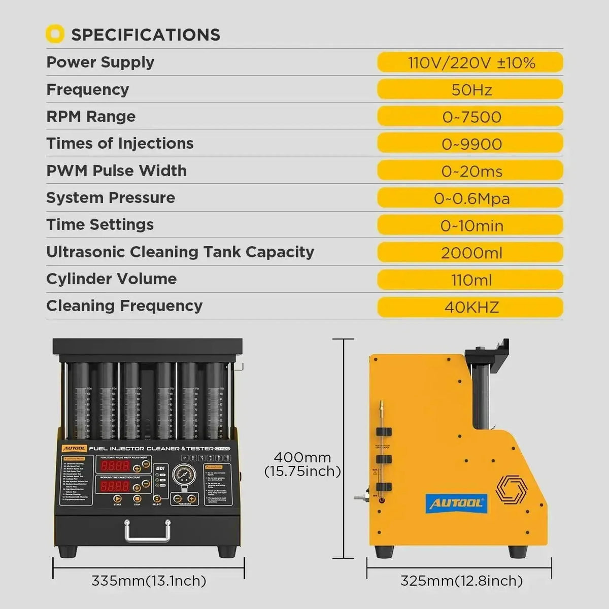 Autool CT400 | Injectortester