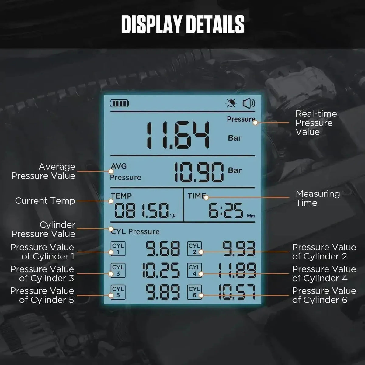 Autool PT610 | Compressietester