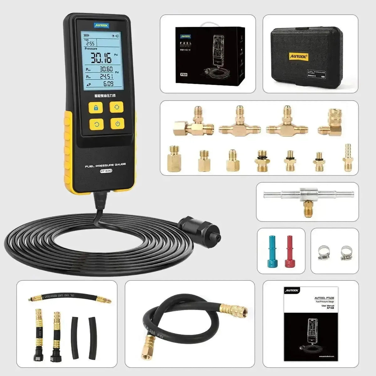 Autool PT630 | Brandstofdruktester