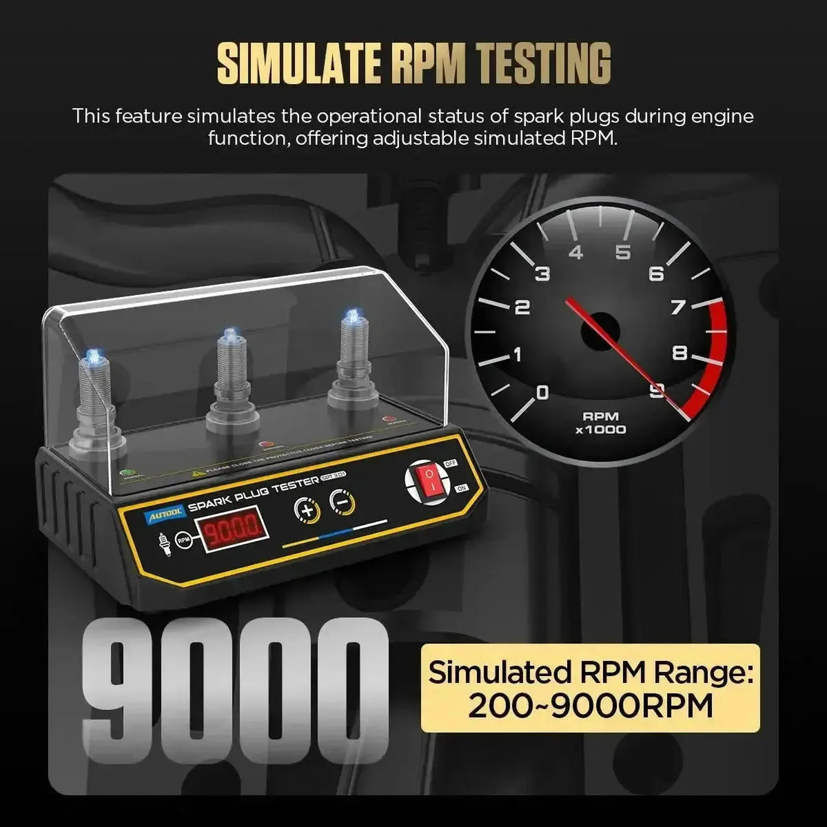 Autool SPT301 | Tændrørtester