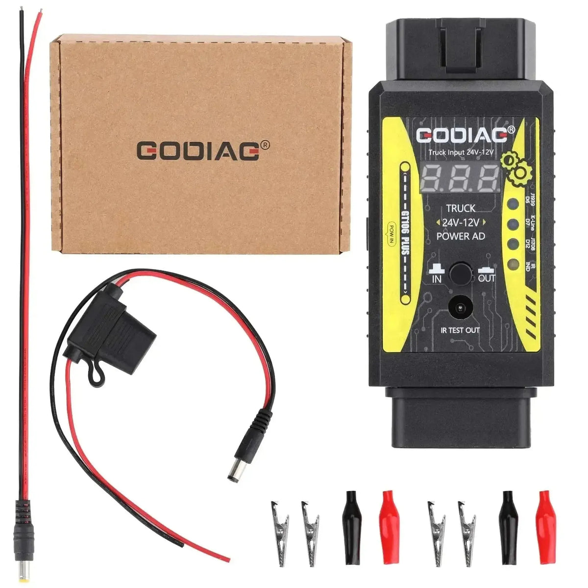 GoDiag GT106 Plus | Spændingskonverter | Tilbehør