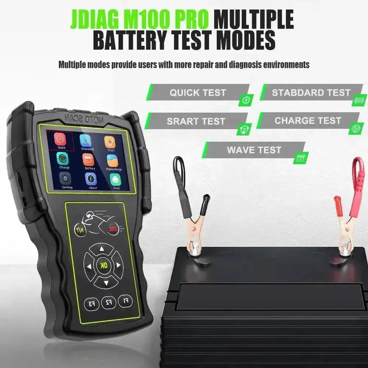 JDiag M100 Pro motorcykelscanner