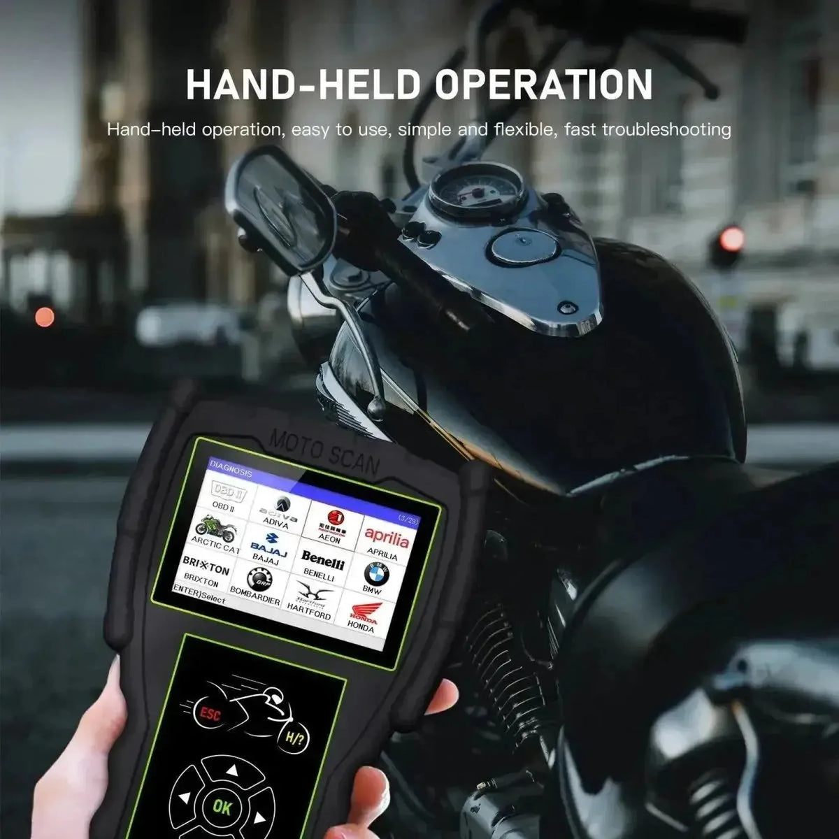 JDiag M100 Pro motorcykelscanner