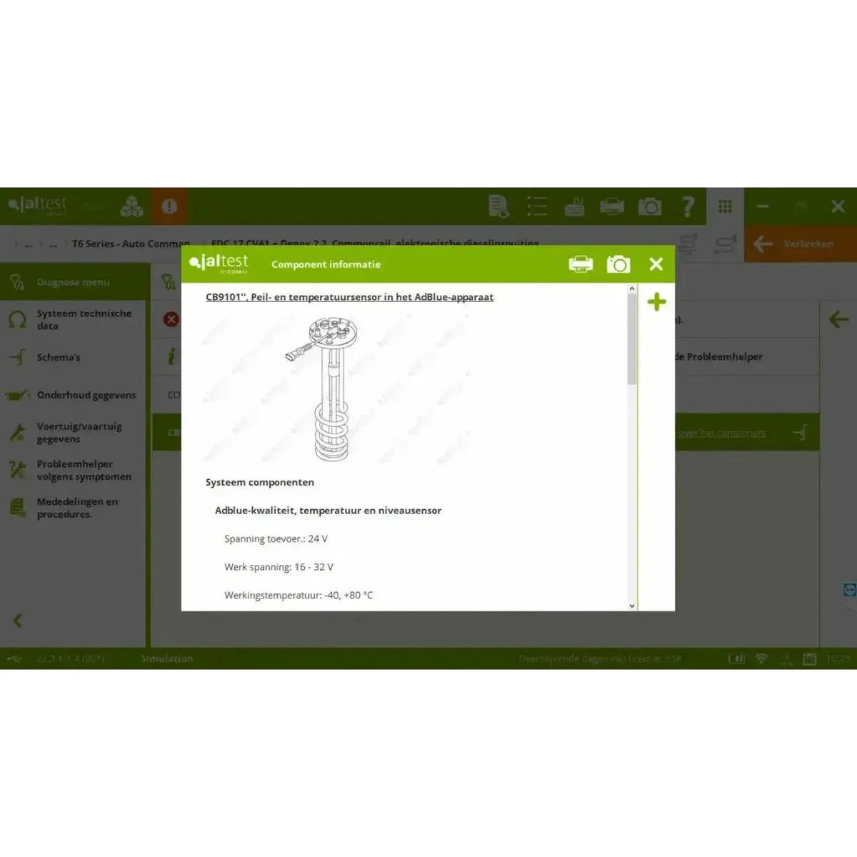 Jaltest AGV (Agricultural) diagnosticeringsinstrument