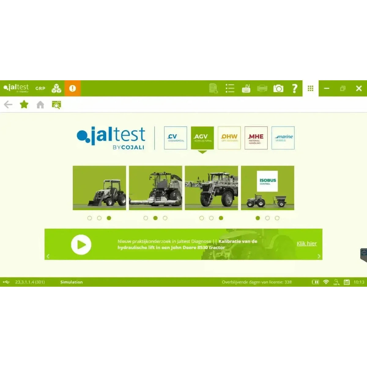 Jaltest AGV (Agricultural) diagnosticeringsinstrument