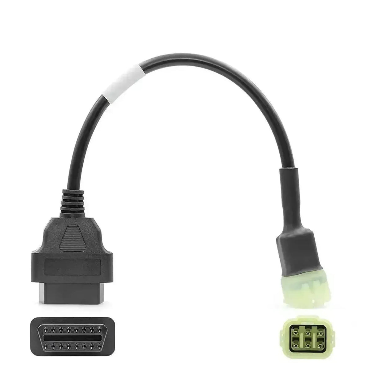 Kawasaki 6-polet OBD – 16-polet OBD2 adapterkabel | Motorcykel