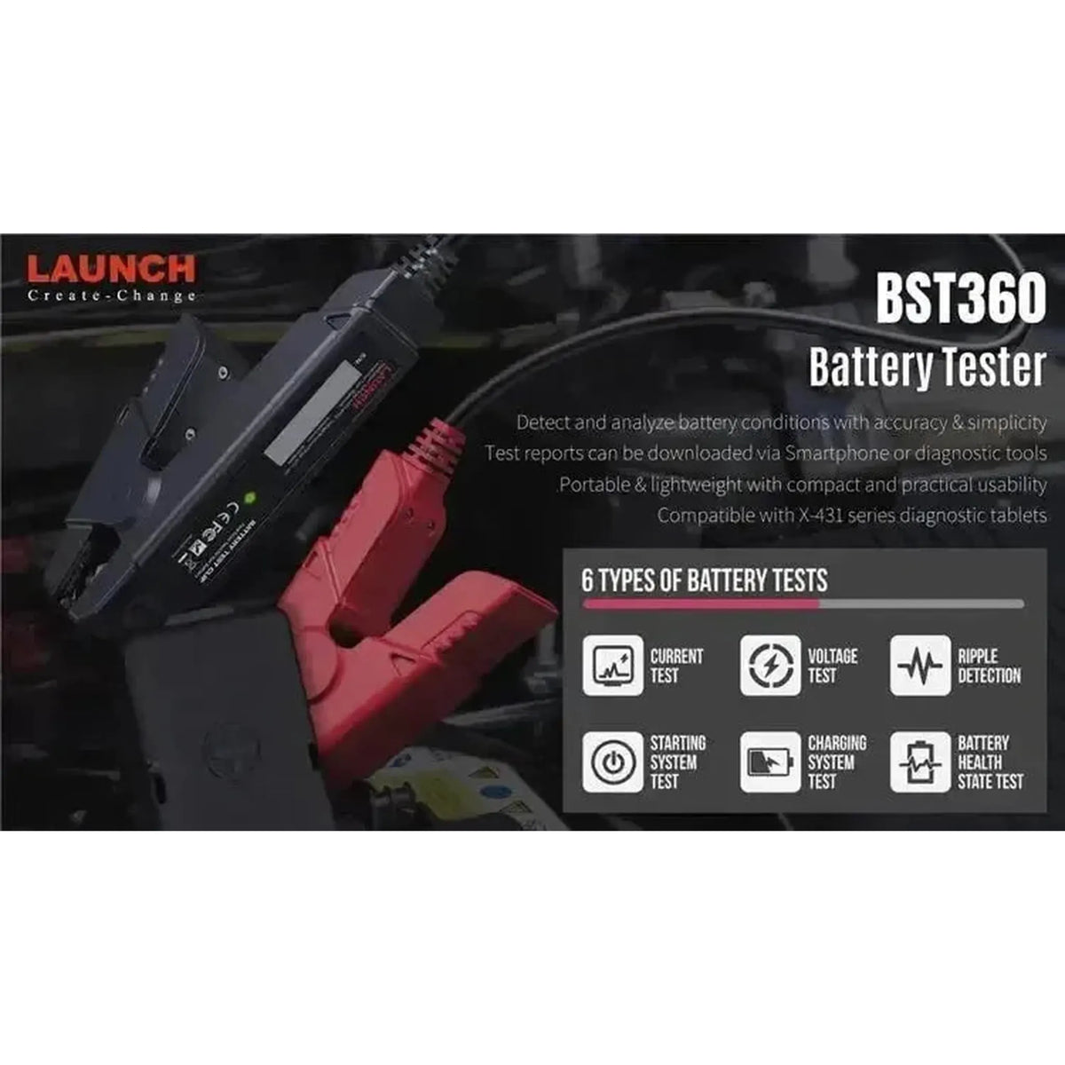 Launch BST360 | Batteritest