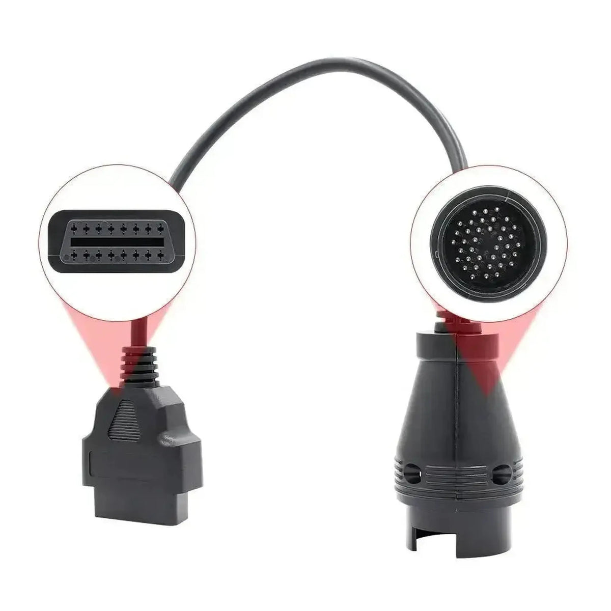 Mercedes 38-polet OBD1 – 16-polet OBD2 adapterkabel | Personbil