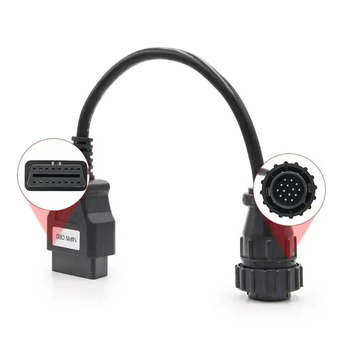 Mercedes (Sprinter) 14-polet OBD1 – 16-polet OBD2 adapterkabel | Varebil