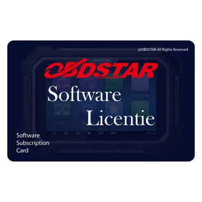 OBDSTAR ECU Master Configuratie B Update-licentie