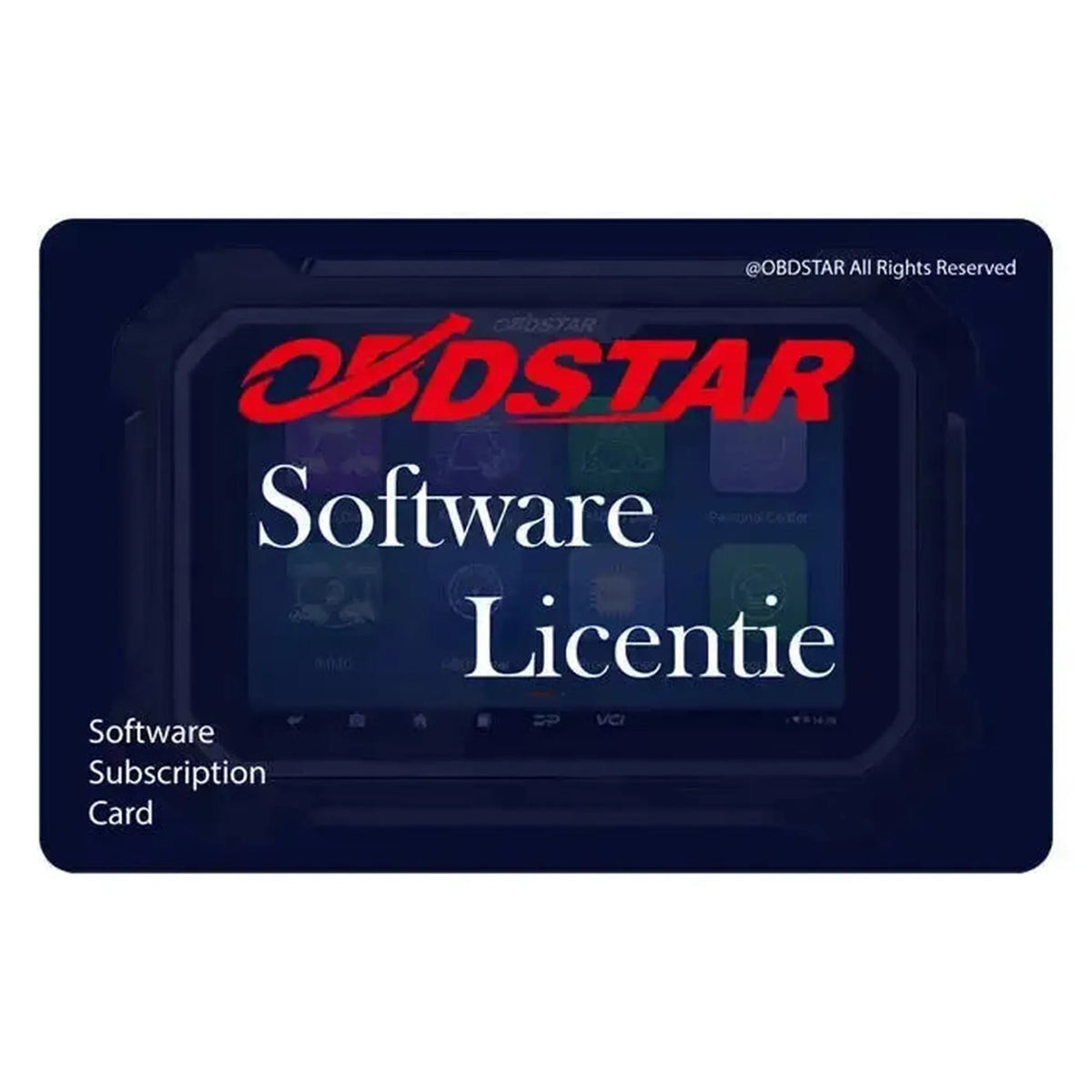 OBDSTAR ECU Master Configuratie C Update-licentie