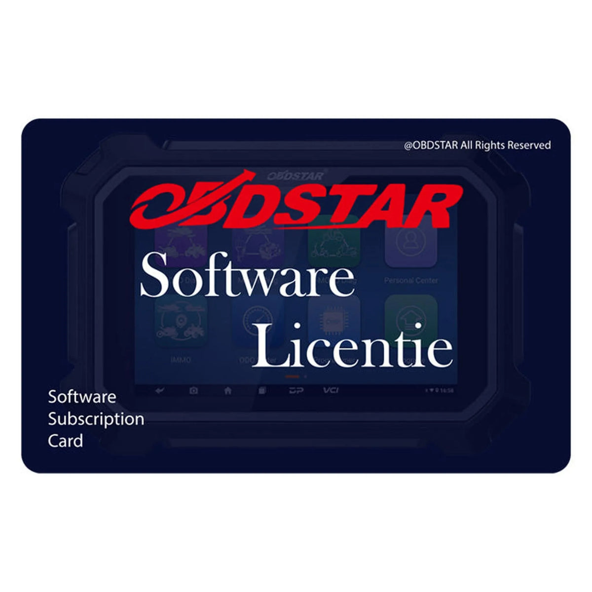 OBDSTAR KeyMaster G3 | Airbag Reset | Software-licentie