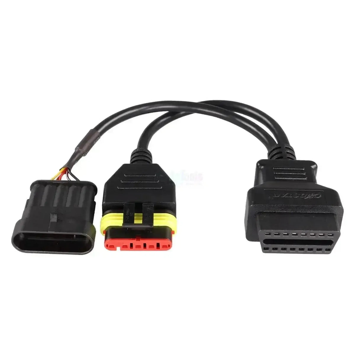 OBDSTAR (M047) | Vespa/Moto Guzzi 5+5-polet OBD – 16-polet OBD2 adapterkabel | Motorcykel