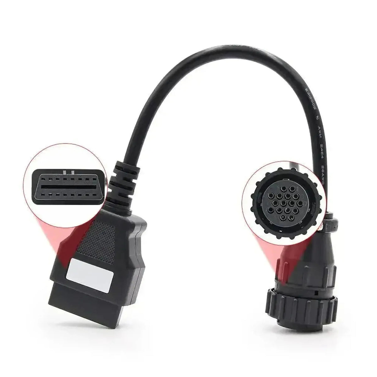 Scania 16-polet OBD1 – 16-polet OBD2 adapterkabel | Lastbil