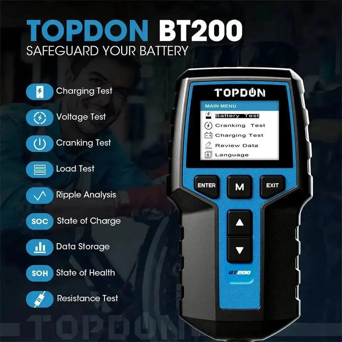 Topdon BT200 | Batteritester