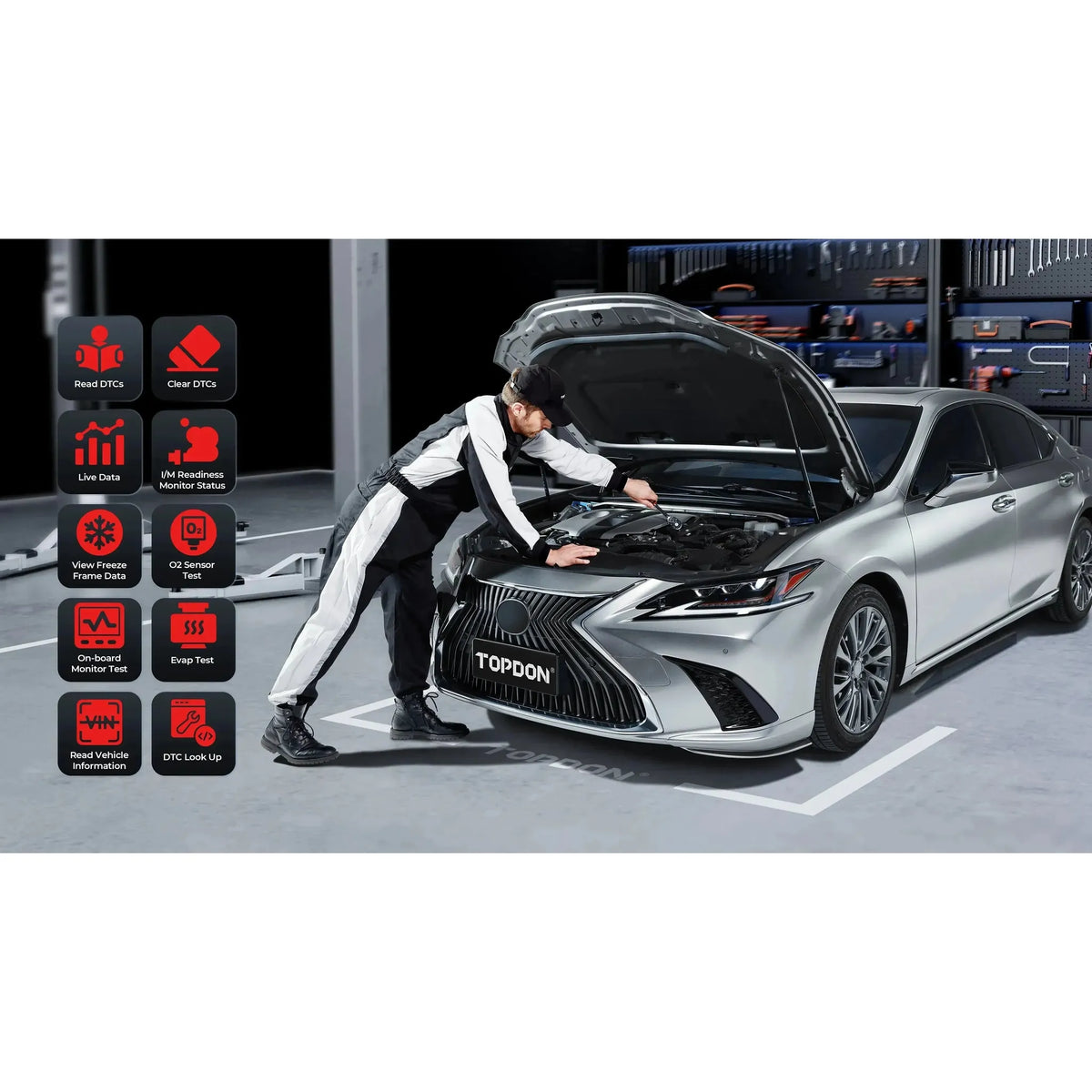 Topdon TopScan Pro | Læseapparat | Auto