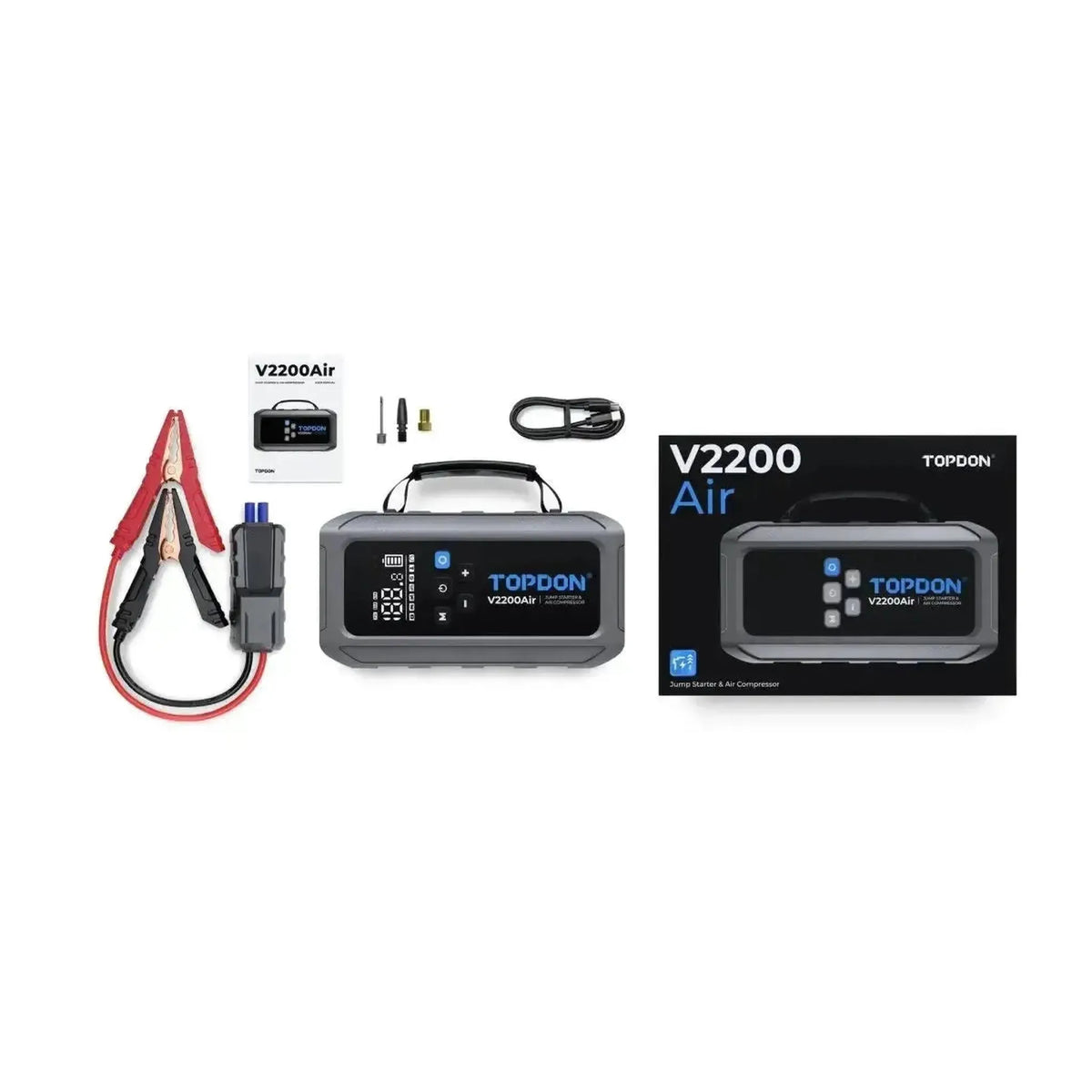 Topdon V2200Air | Strømstyrkebooster