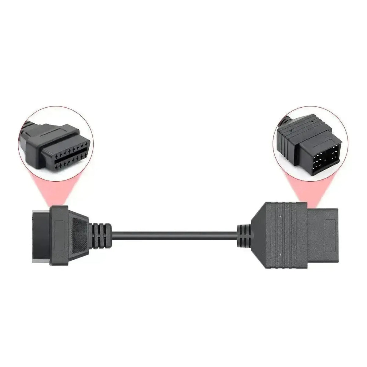 Toyota 17-polet OBD1 – 16-polet OBD2 adapterkabel | Personbil