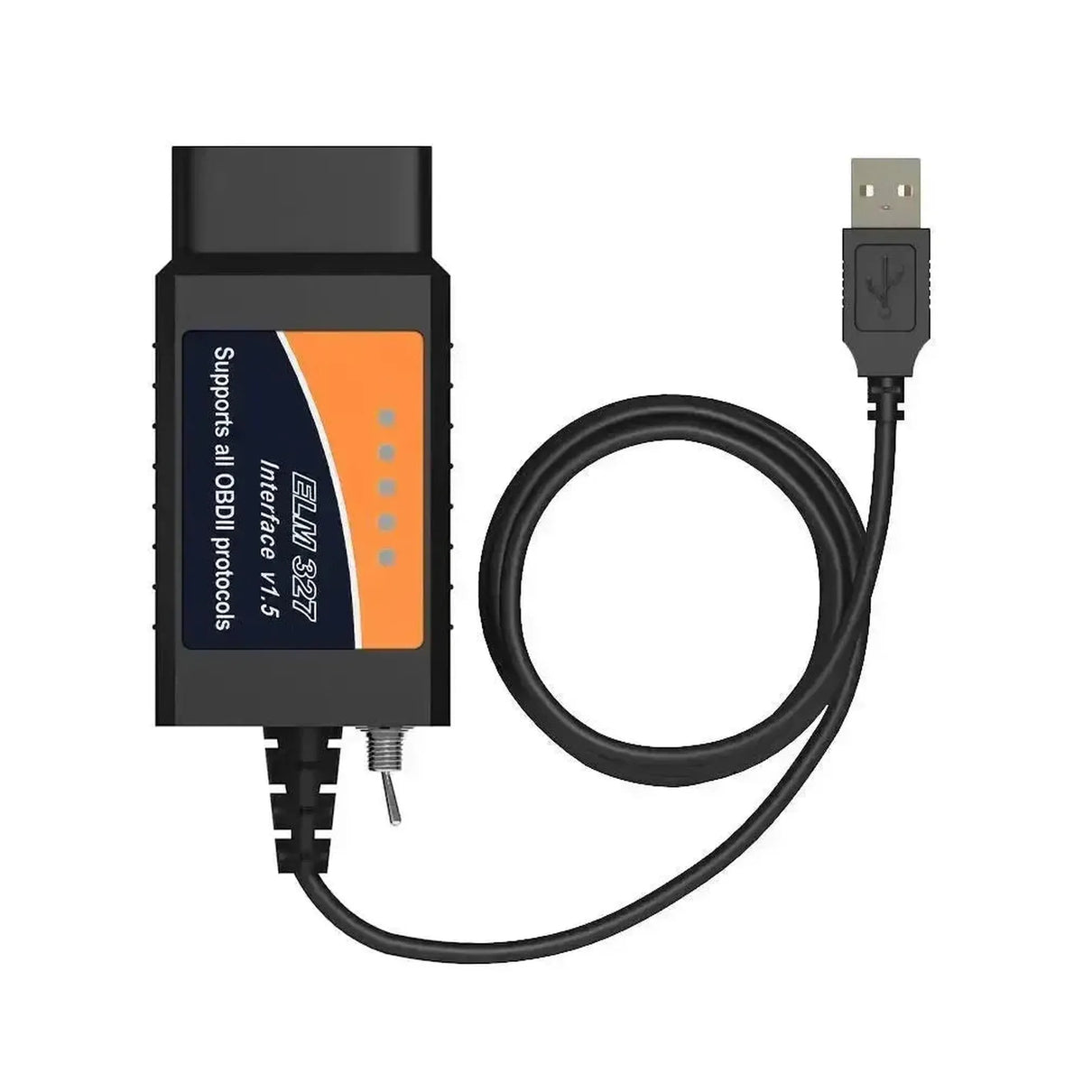Universele ELM327 (FT232RL) (HS/MS-CAN Switch) | USB-Interfacekabel