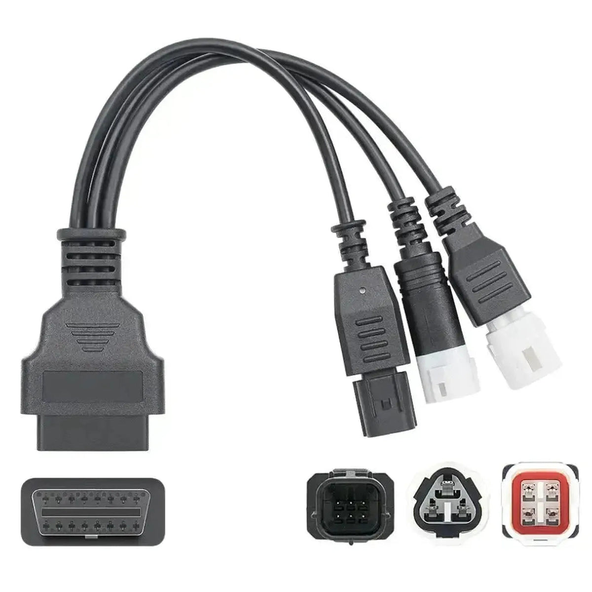 Yamaha 3+4+6-polet - 16-polet OBD2 adapterkabel | Motorcykel