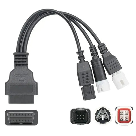 Yamaha 3+4+6-polet - 16-polet OBD2 adapterkabel | Motorcykel