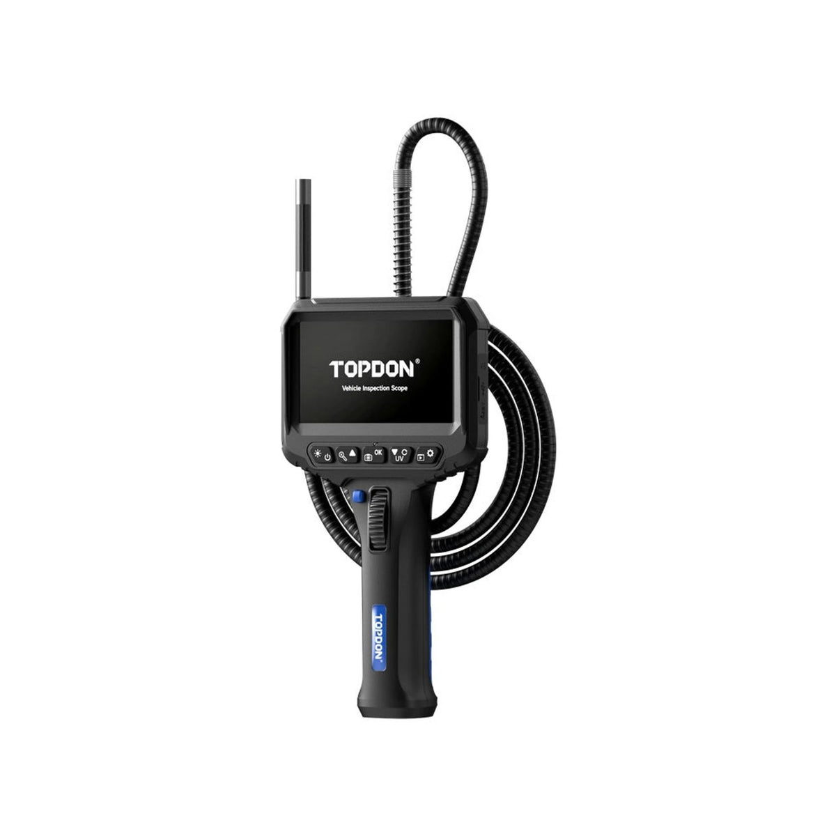 Topdon VIS002 UV inspectiecamera, voorkant met bediening
